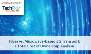 Fiber vs. Microwave-based 5G Transport:  a Total Cost of Ownership Analysis