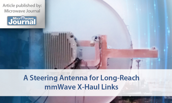 A Steering Antenna for Long-Reach mmWave XHaul Links